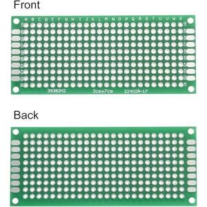 uxcell 15pcs 3x7cm Double Sided PCB Board - DIY Projects